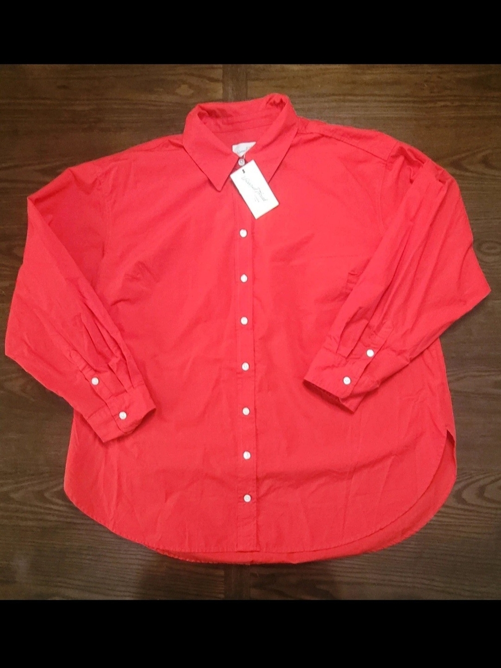 Universal Thread Men's Button-Up Shirt in Red